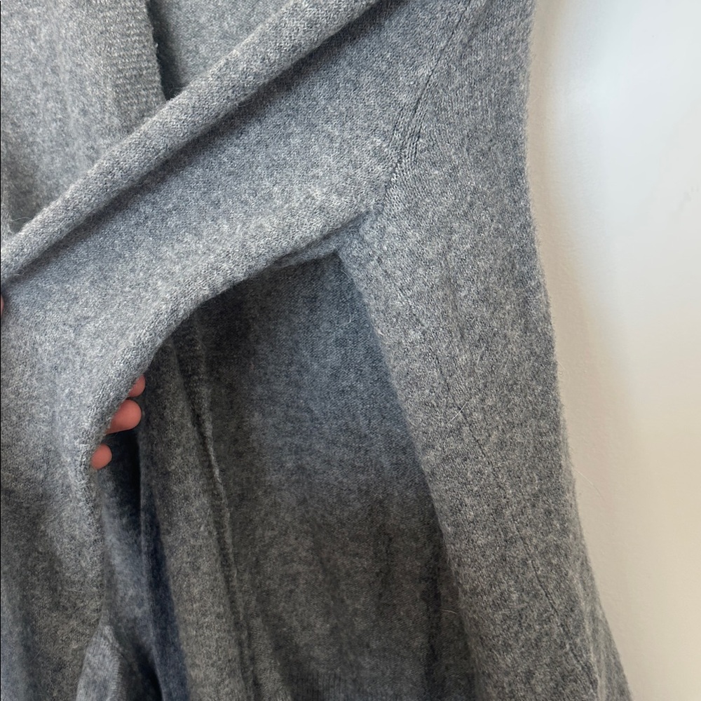 Madewell Cozy Walker Cardigan Heather Evening Grey Merino Wool S - Picture 6 of 7